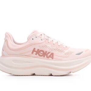 WOMEN'S HOKA BONDI 9 RUNNING SHOES Rose Latte Sz 10 $175